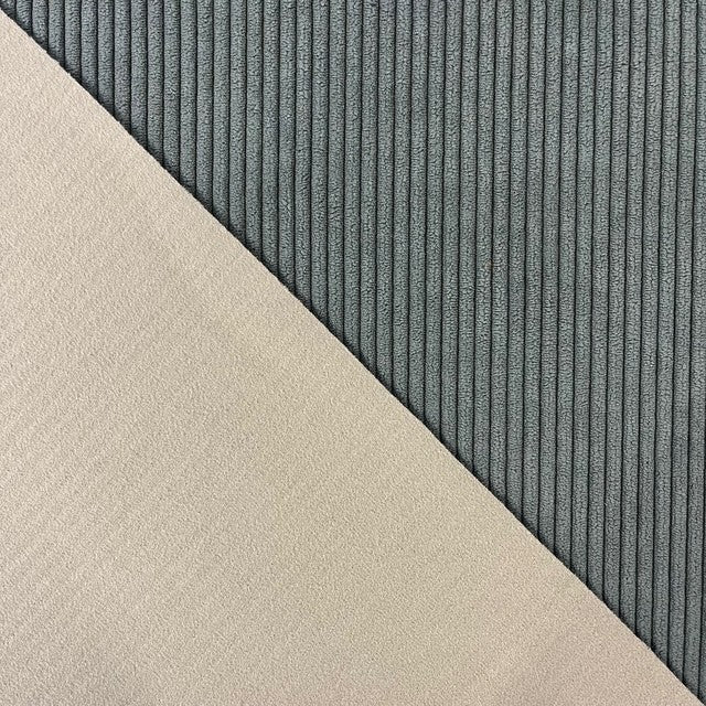 VELOURS PETITES COTES Gris Anthracite