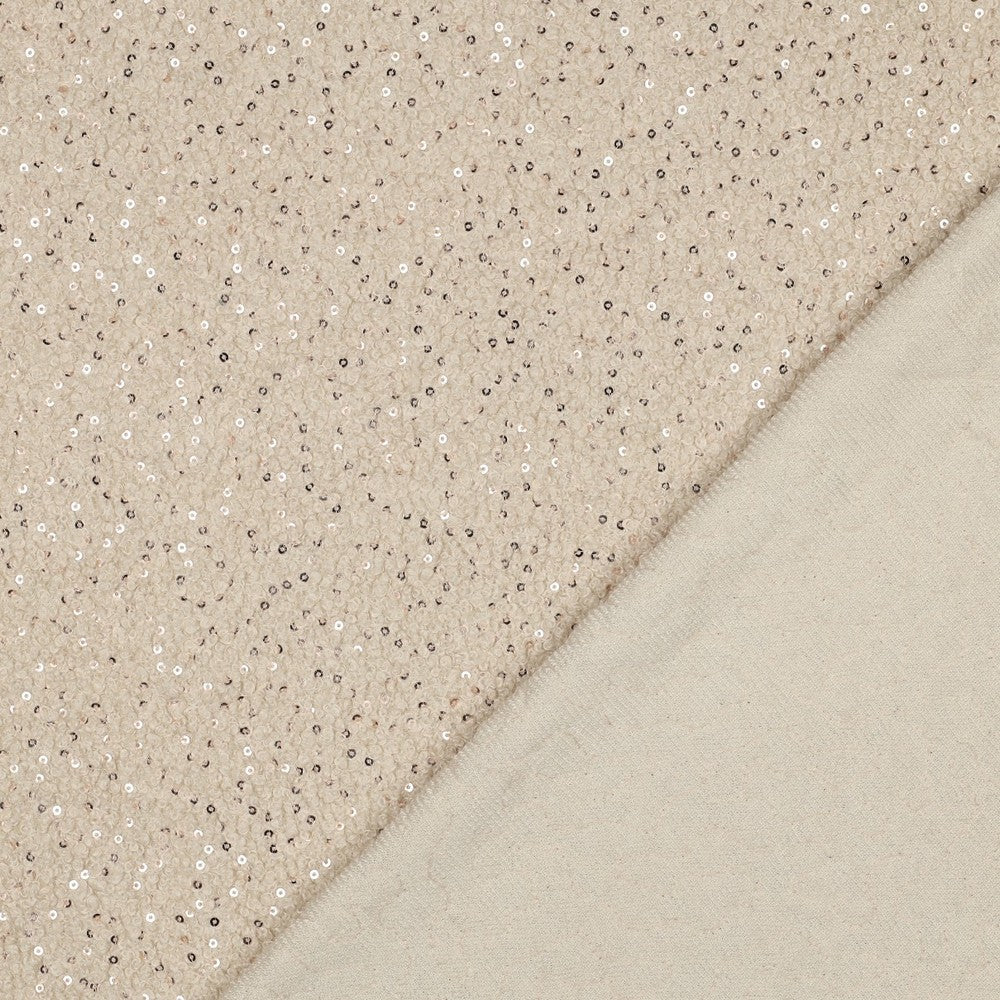 BOUCLETTE SEQUINS uni Ecrue