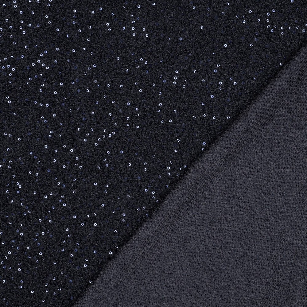 BOUCLETTE SEQUINS uni Marine