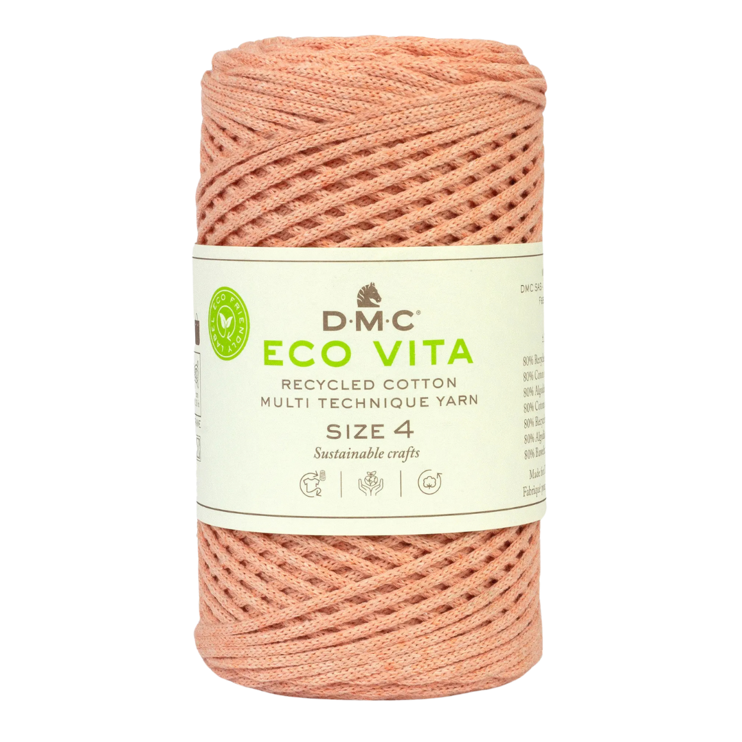COTON RECYCLE ECO VITA 4 DMC Saumon-104