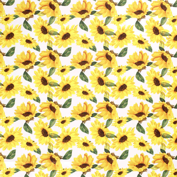 COTON IMPRIME Tournesol