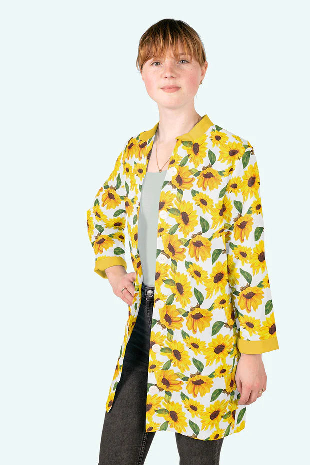 COTON IMPRIME Tournesol