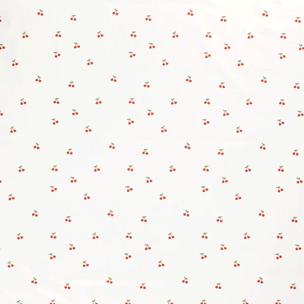 COTON IMPRIME Cerise