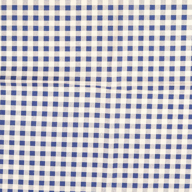 COTON IMPRIME carreau vichy Marine
