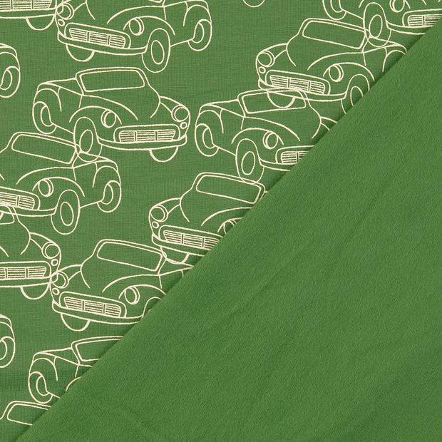 SWEAT FRENCH TERRY IMPRIME voiture Vert