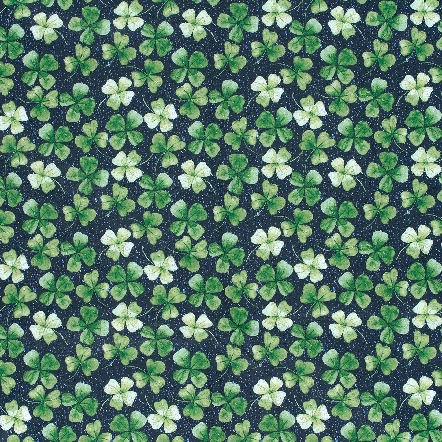 SOFTSHELL IMPERMEABLE IMPRIME Trèfles Vert et Marine
