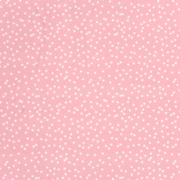 MAILLOT DE BAIN Imprimé Pois fond Rose
