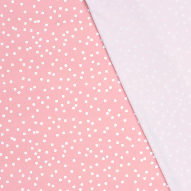 MAILLOT DE BAIN Imprimé Pois fond Rose