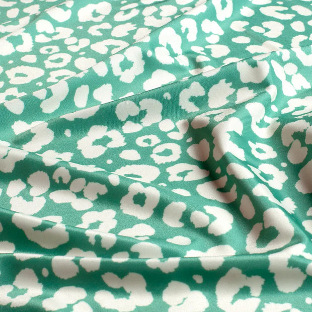 MAILLOT DE BAIN Imprimé Panthère fond Vert