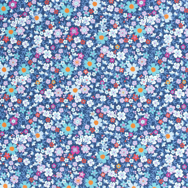 COTON IMPRIME fleurs