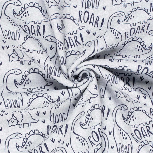 SWEAT GRATTE IMPRIME Dinosaures
