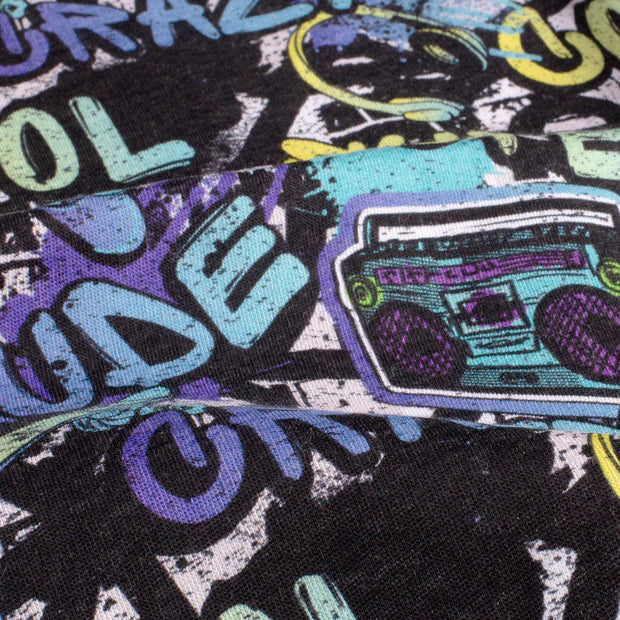 SWEAT GRATTE IMPRIME Graffitis