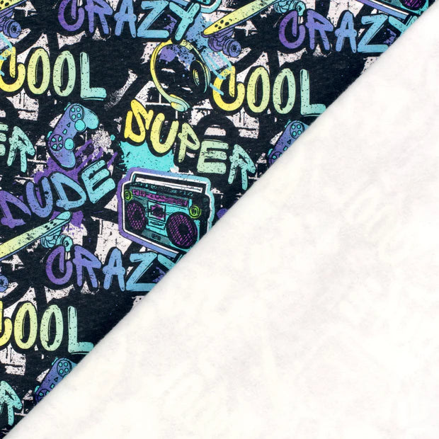 SWEAT GRATTE IMPRIME Graffitis