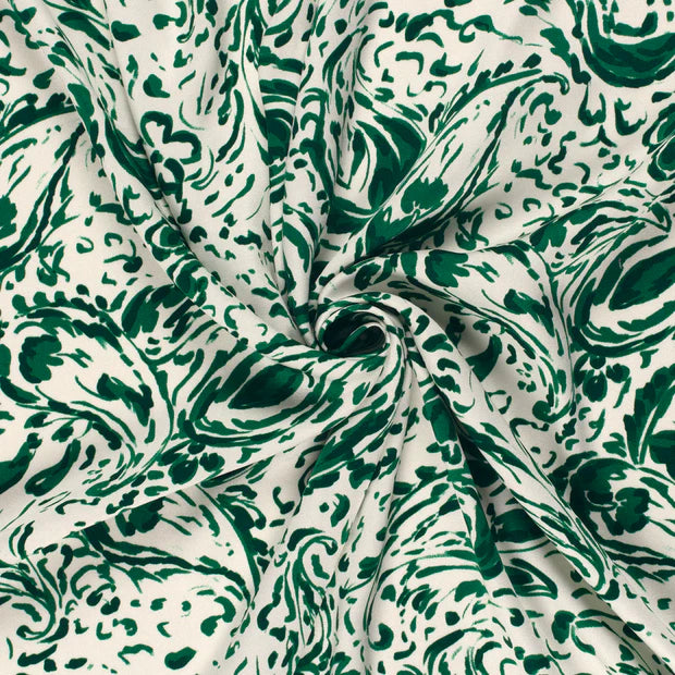 VISCOSE IMPRIMEE Bi color Vert