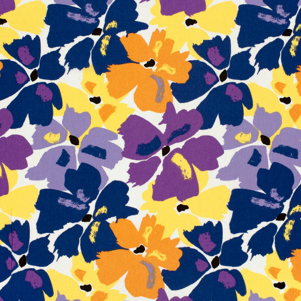 VISCOSE IMPRIMEE Floral Parme