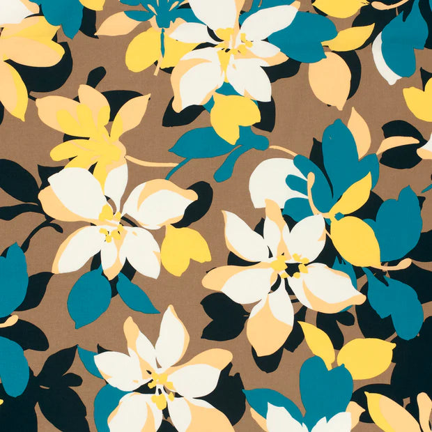 VOILE DE COTON IMPRIME Fleurs
