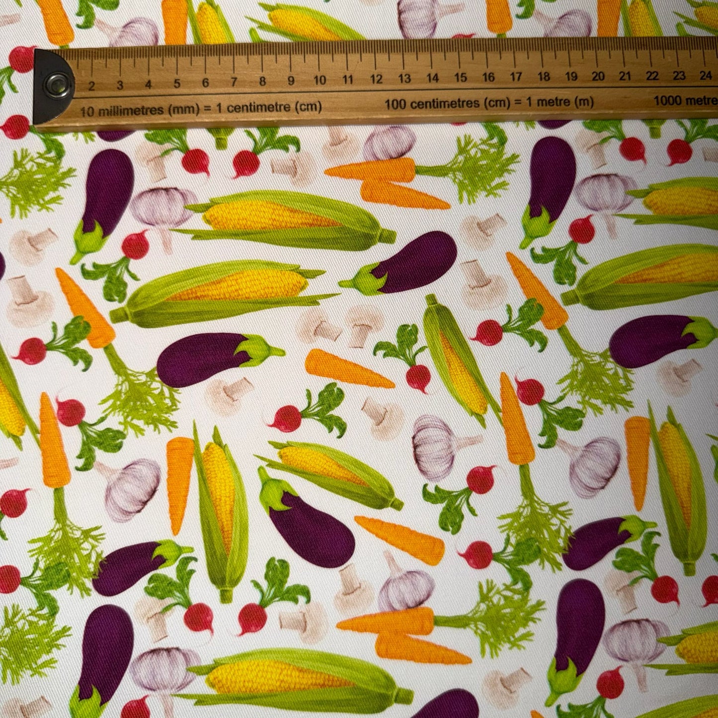 TOILE DECO IMPRIME Légumes