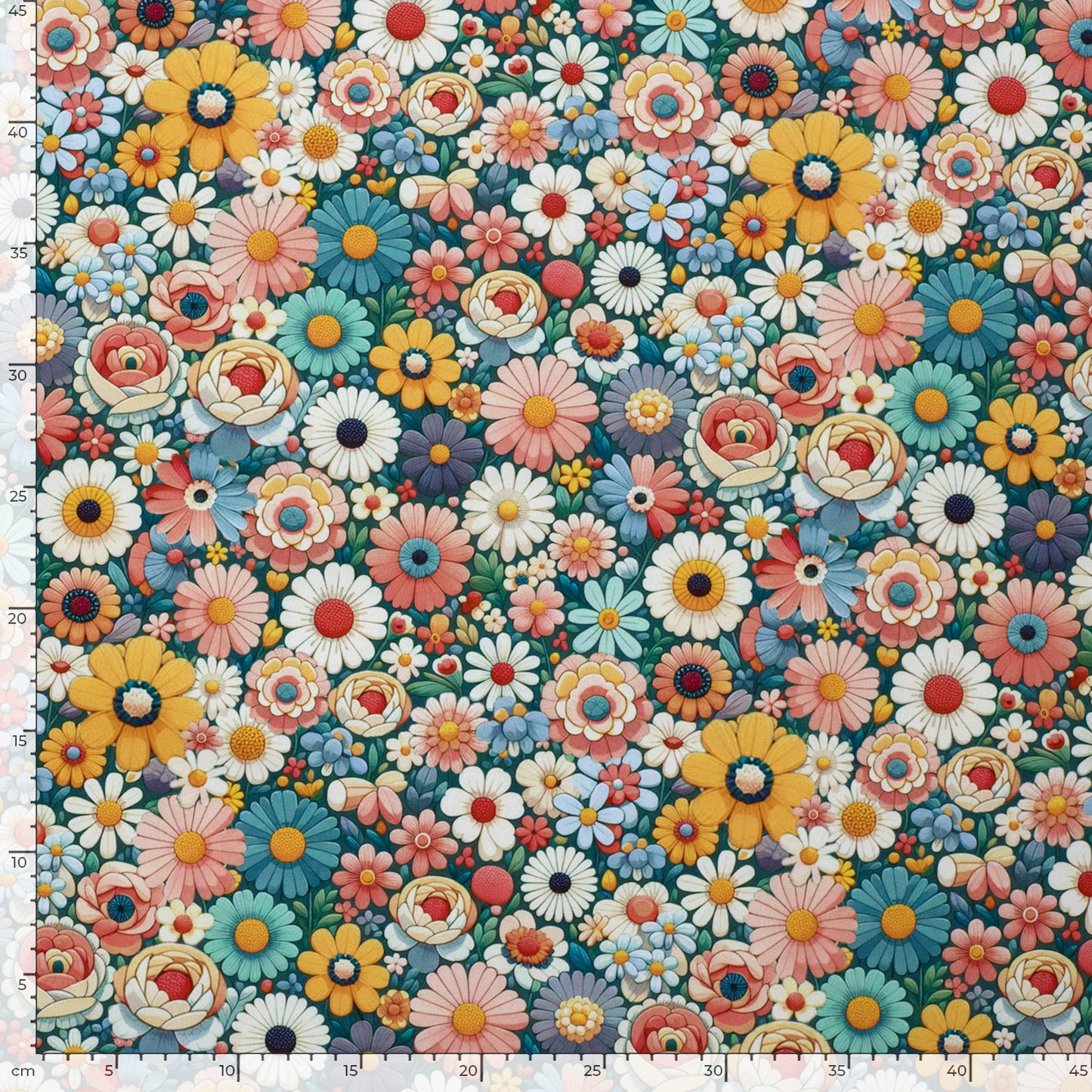 SOFTSHELL IMPERMEABLE IMPRIME Grandes Fleurs