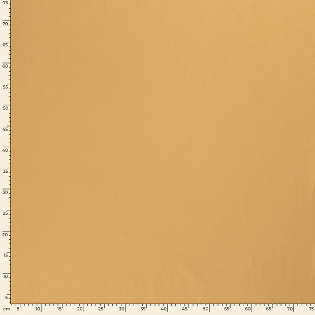 JERSEY DE COTON UNI jaune moutarde