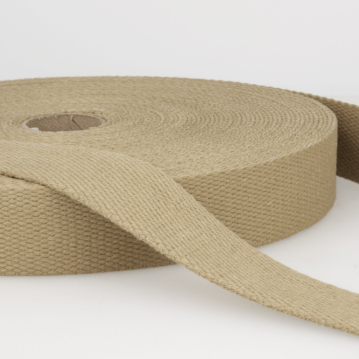 SANGLE COTON Beige lin-30mm
