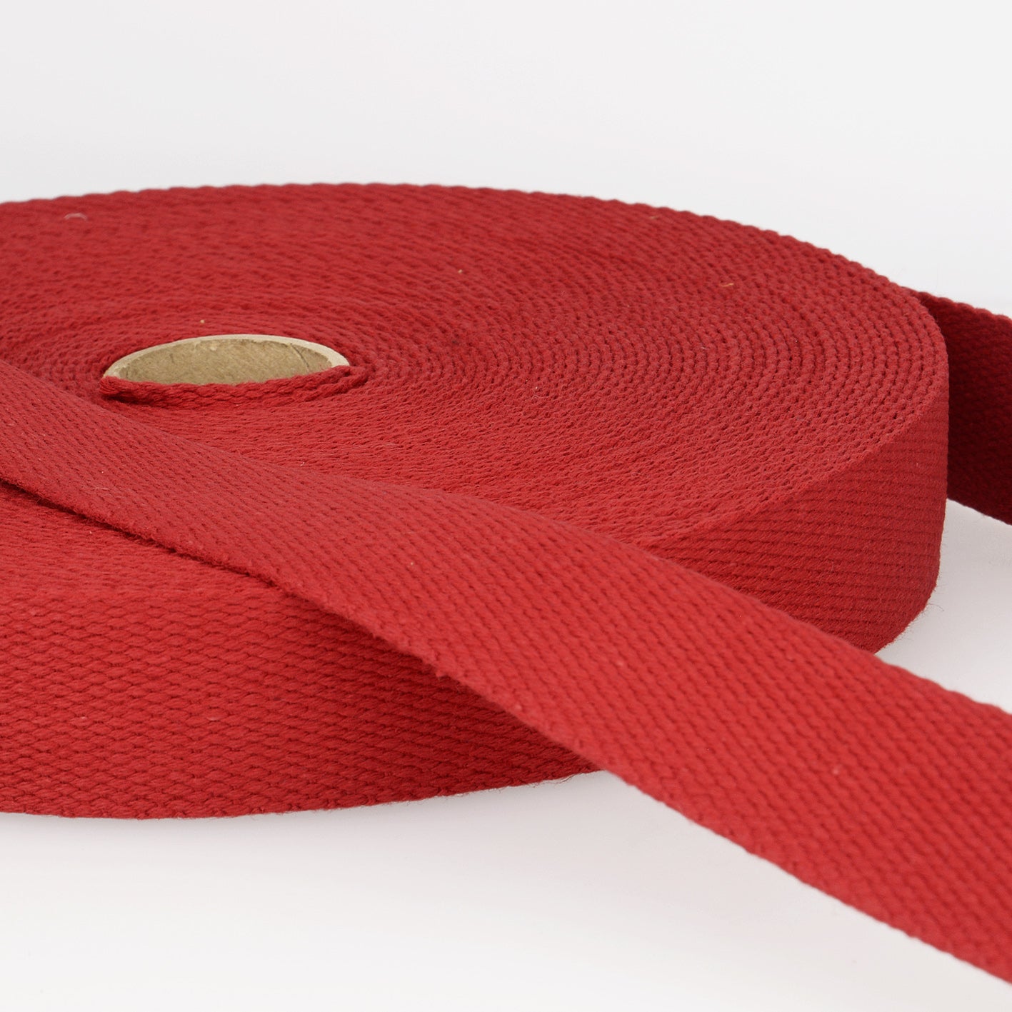 SANGLE COTON Rouge bordeaux-30mm