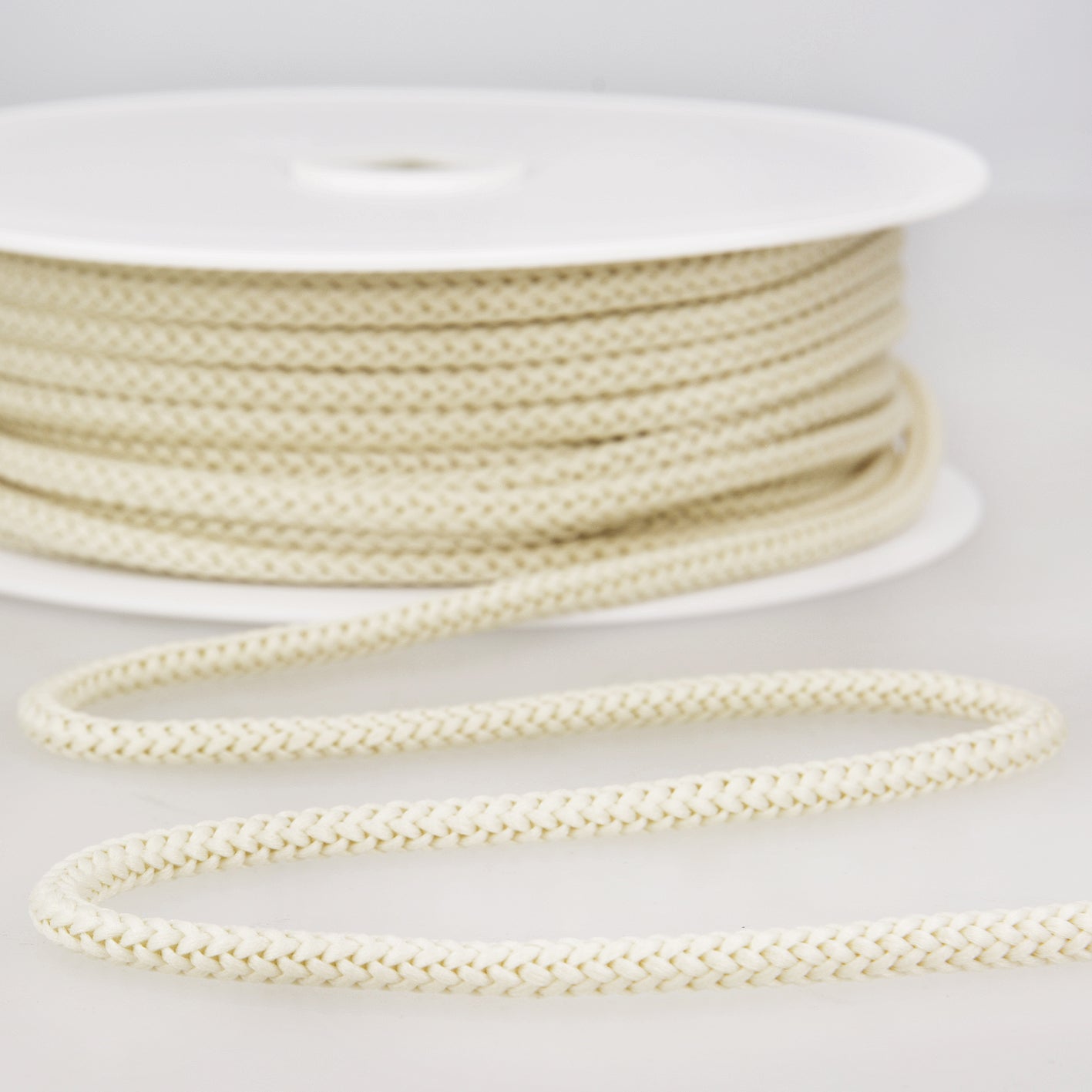 CORDON TRESSE Ecru-4.5mm