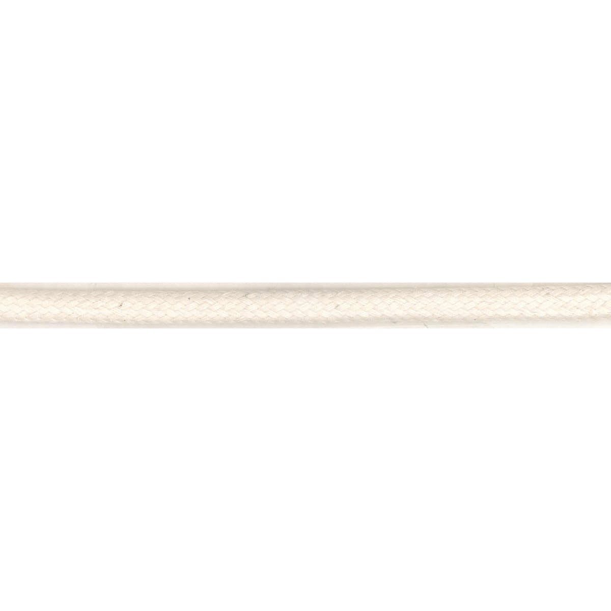 CORDON TRESSE COTON Ecru-7mm
