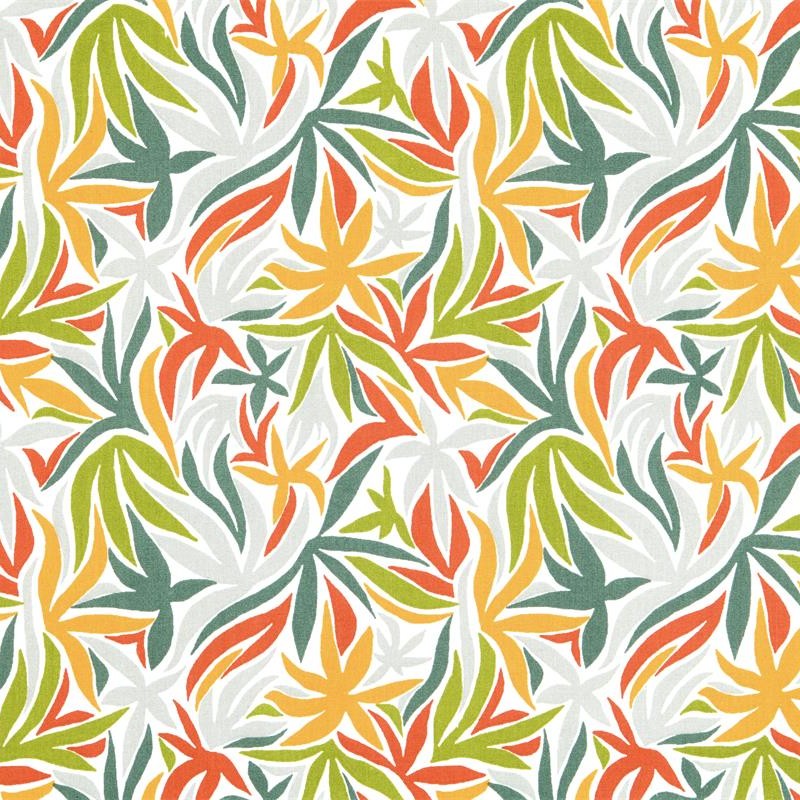 COTON MOTIF imprimé feuillage