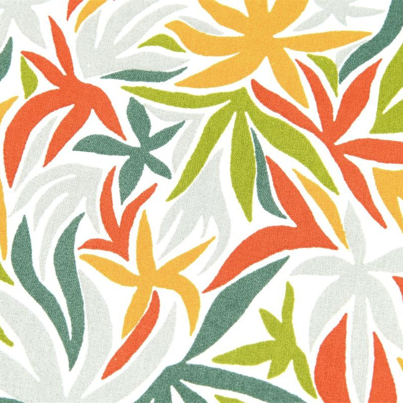 COTON MOTIF imprimé feuillage