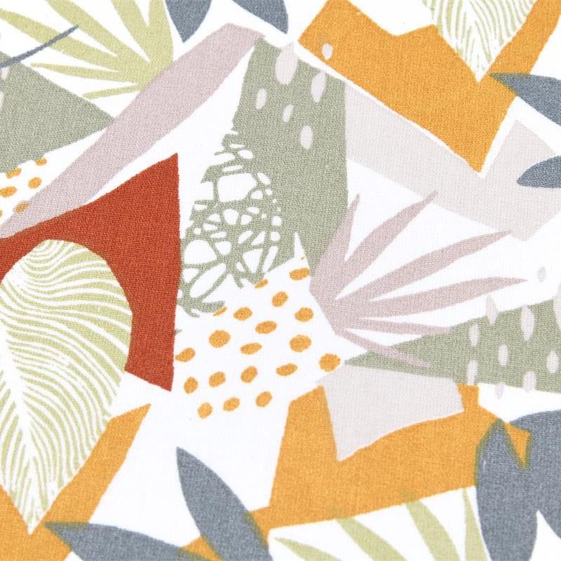 COTON MOTIF imprimé feuillage