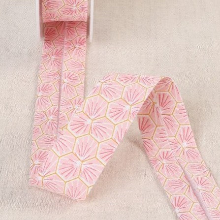 BIAIS IMPRIME Fleurs Graphiques Rose-27cm