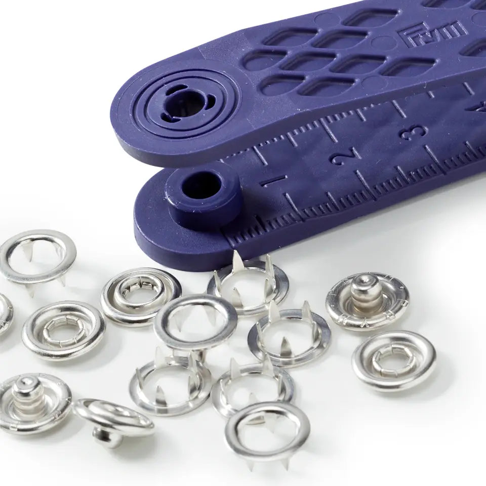 PRESSION METAL JERSEY Argent 10mm