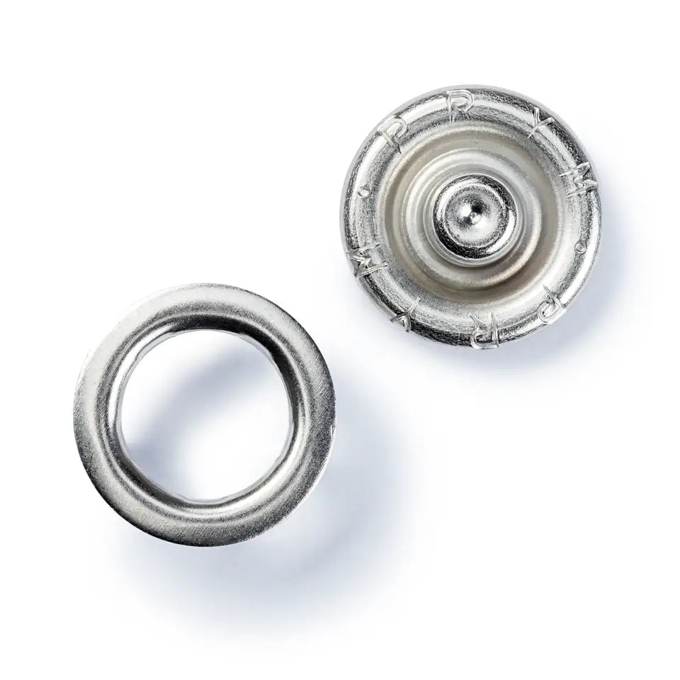 PRESSION METAL JERSEY Argent 10mm