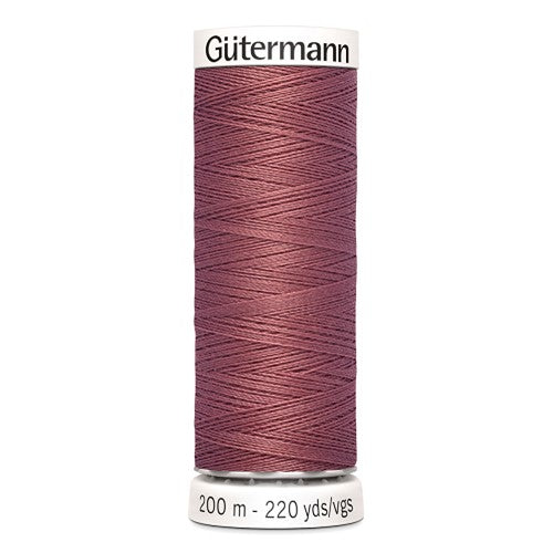 FIL POLYESTER GUTERMANN 200m vieux rose-474