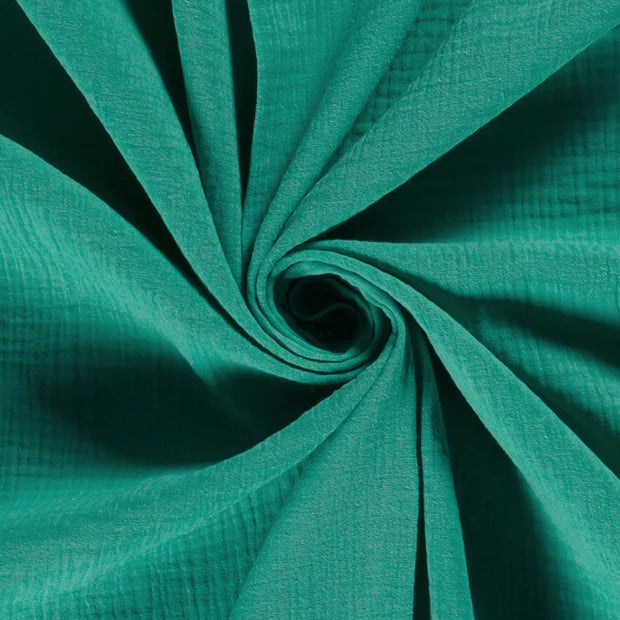 DOUBLE GAZE UNIE Turquoise