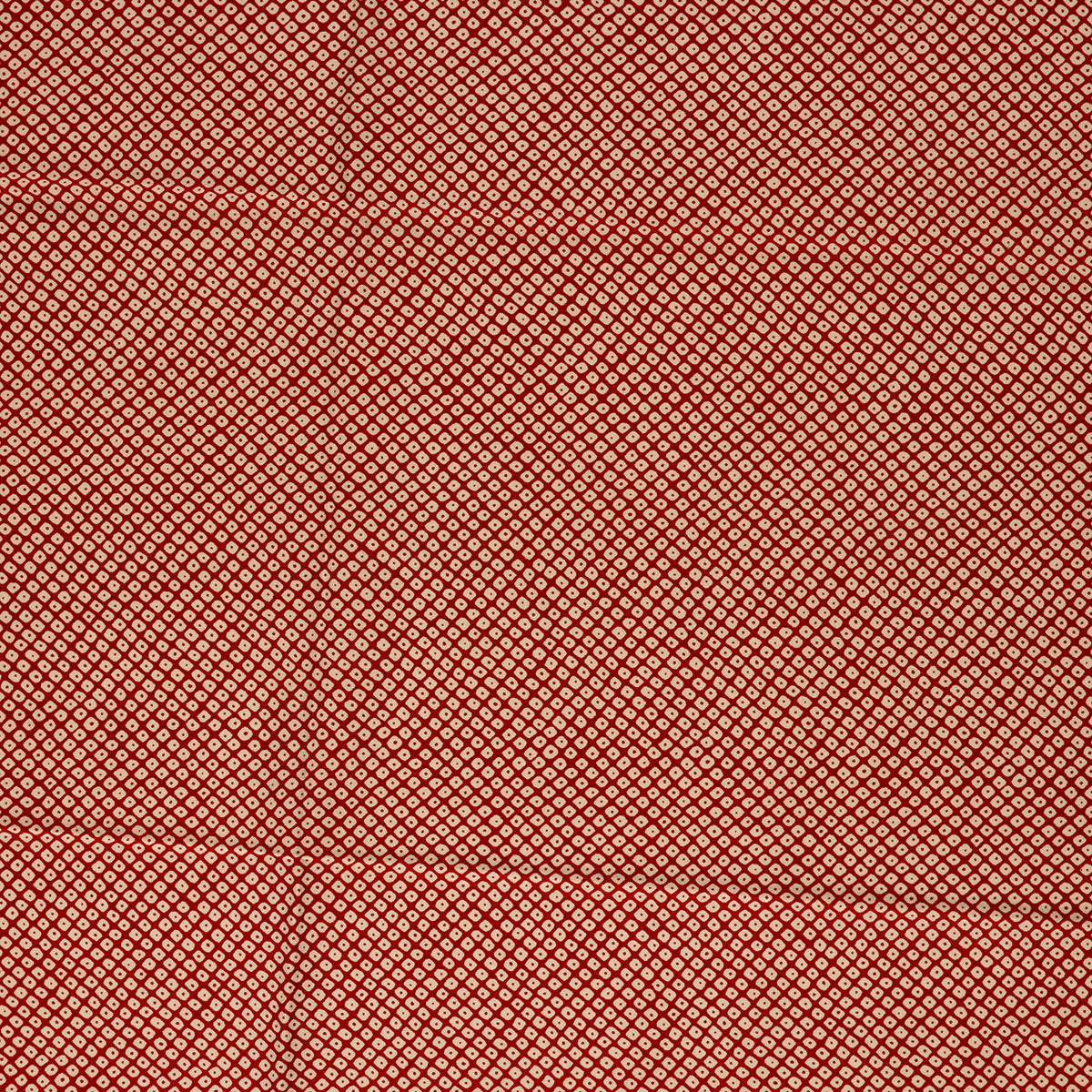 COTON IMPRIME Graphique bi couleur Bordeaux et Beige