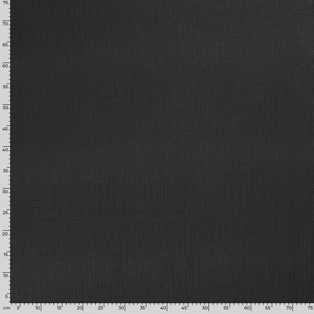 DOUBLE GAZE UNIE Gris Foncé