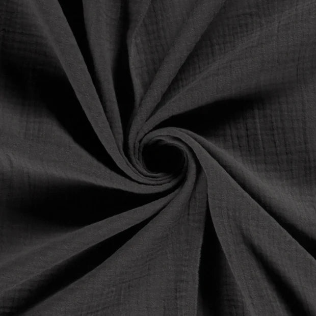 DOUBLE GAZE UNIE Gris Foncé