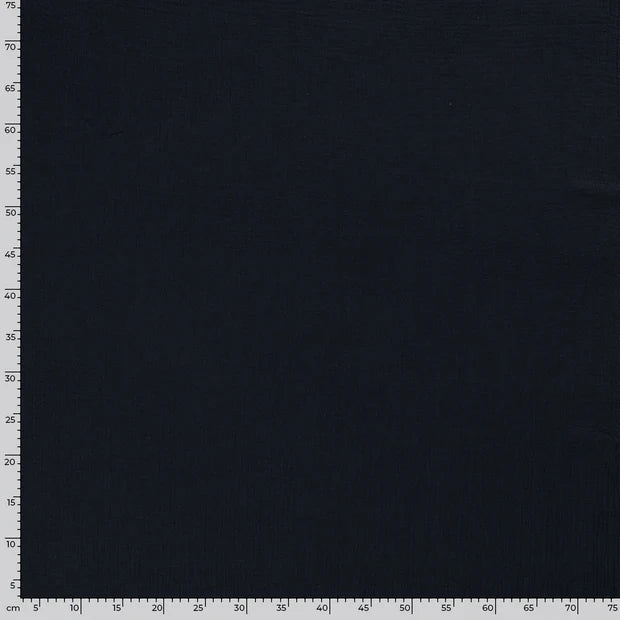 DOUBLE GAZE UNIE Bleu marine