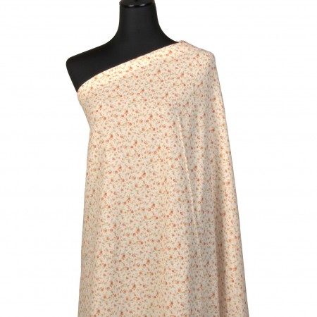 DOUBLE GAZE MOTIF Fleuris Jaune