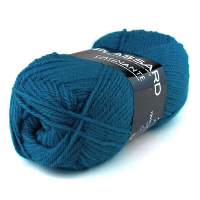 LAINE GAGNANTE PLASSARD Bleu canard-21
