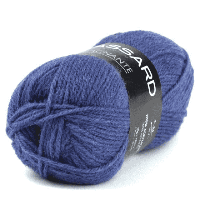 LAINE GAGNANTE PLASSARD Bleu gris-889