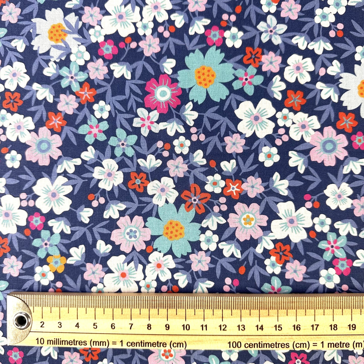 COTON IMPRIME fleurs