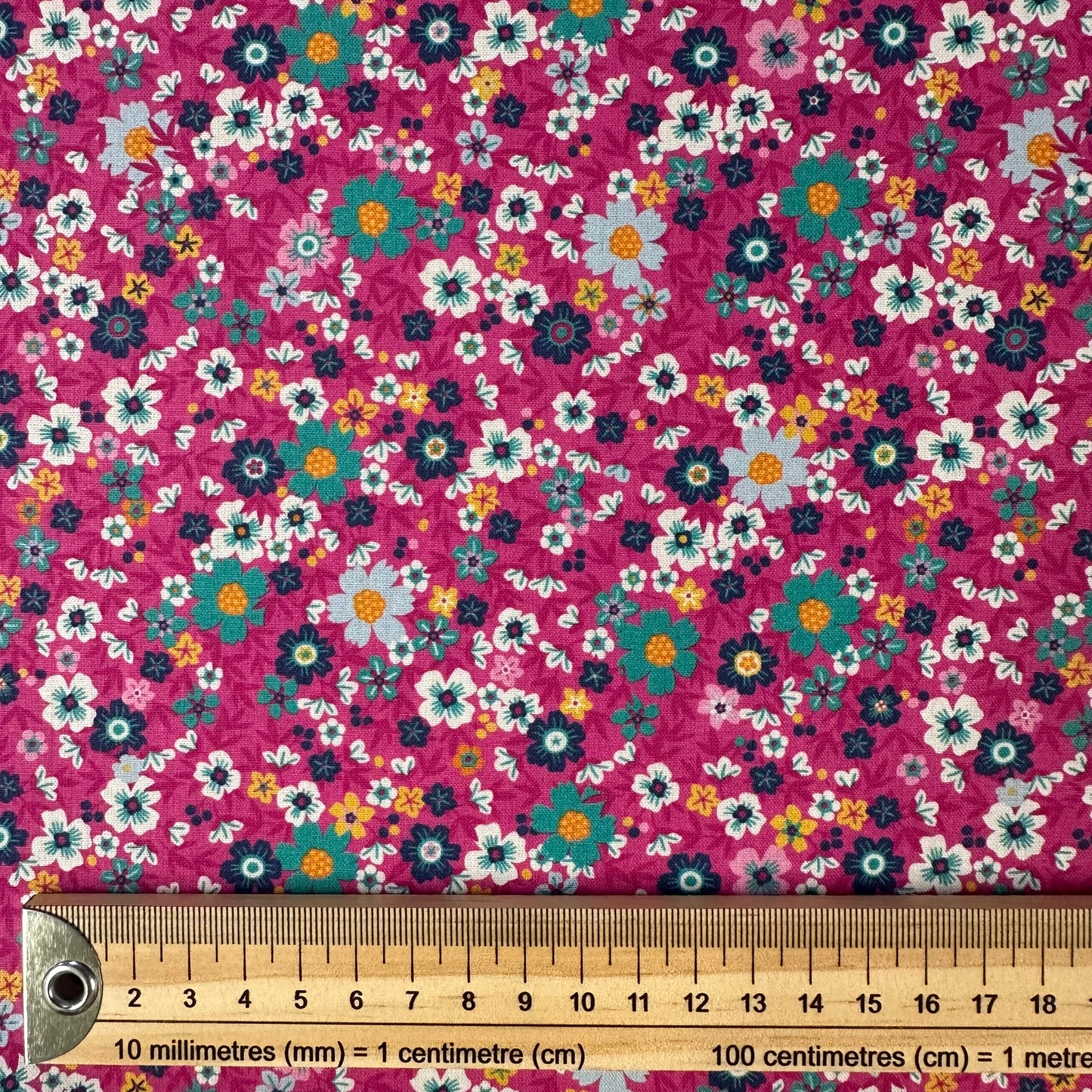 COTON IMPRIME fleurs
