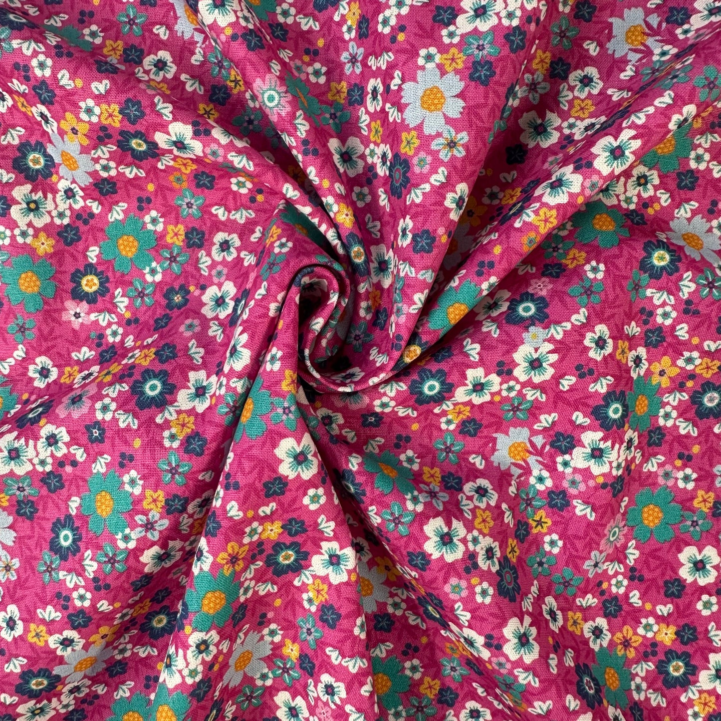 COTON IMPRIME fleurs