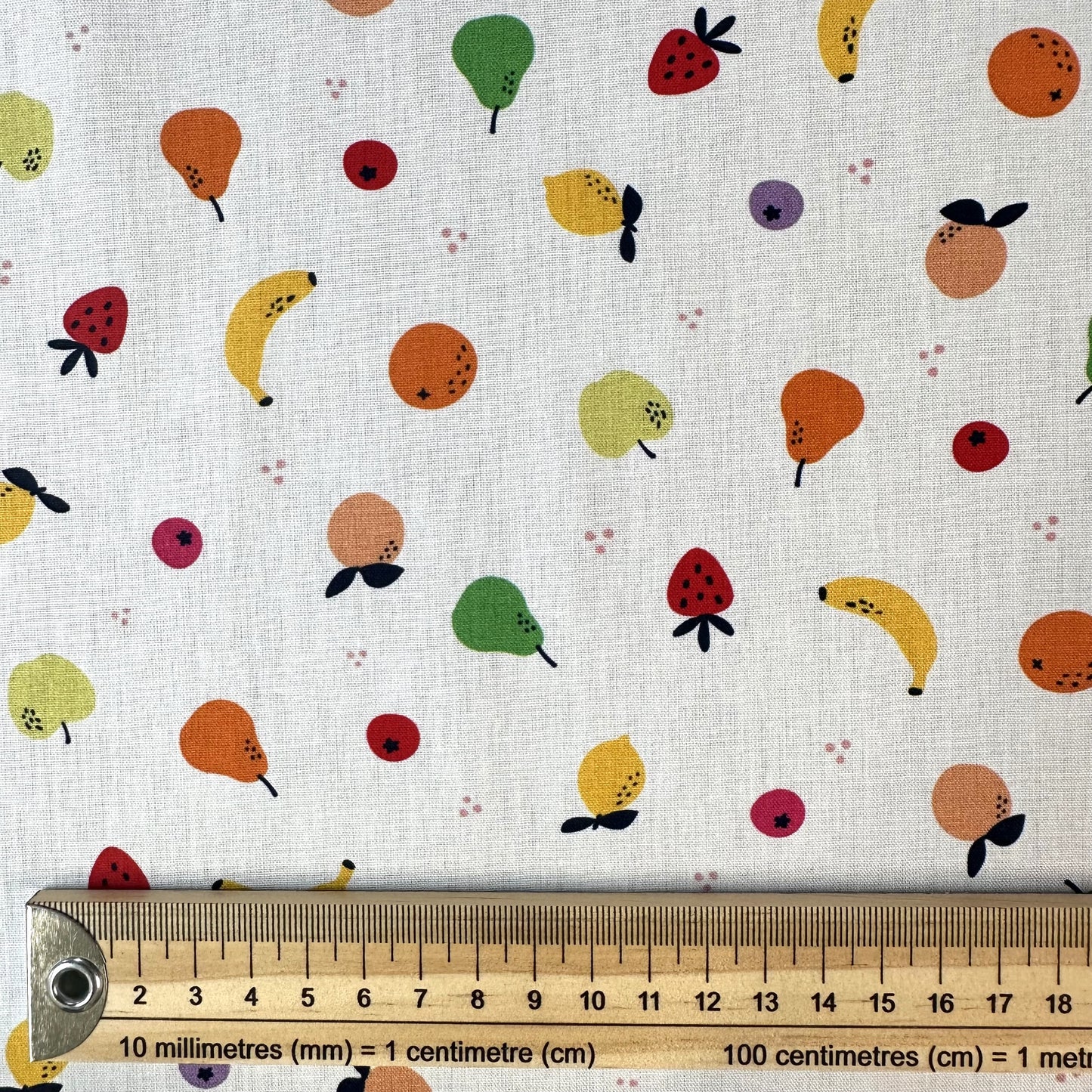 COTON MOTIF fruits