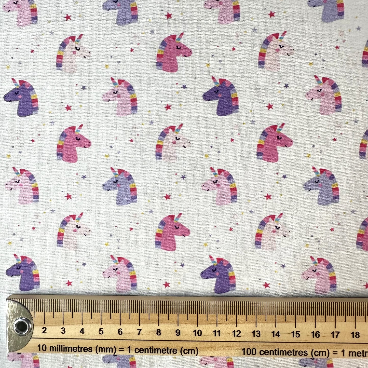 COTON IMPRIME licorne