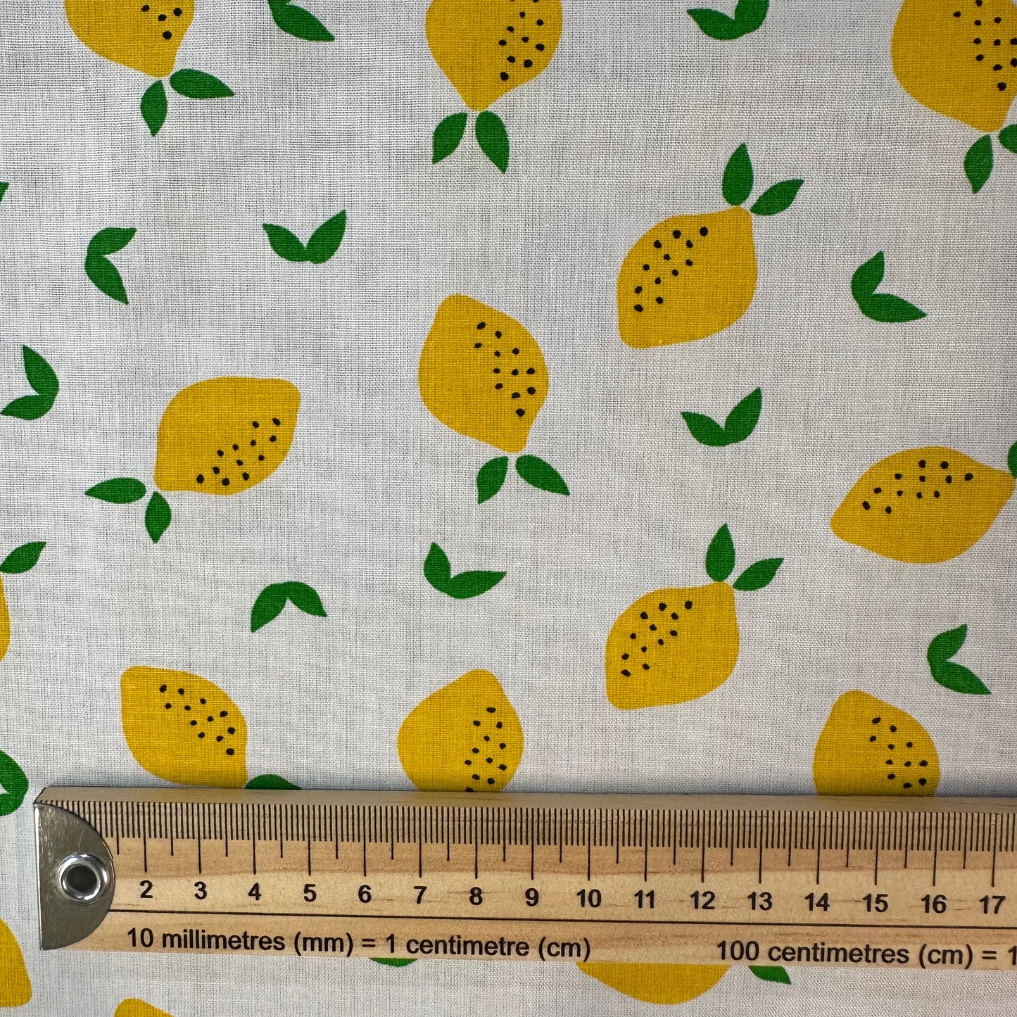 COTON IMPRIME citron