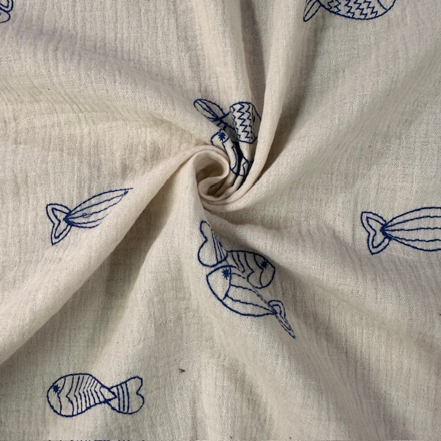 DOUBLE GAZE BRODEE Poissons