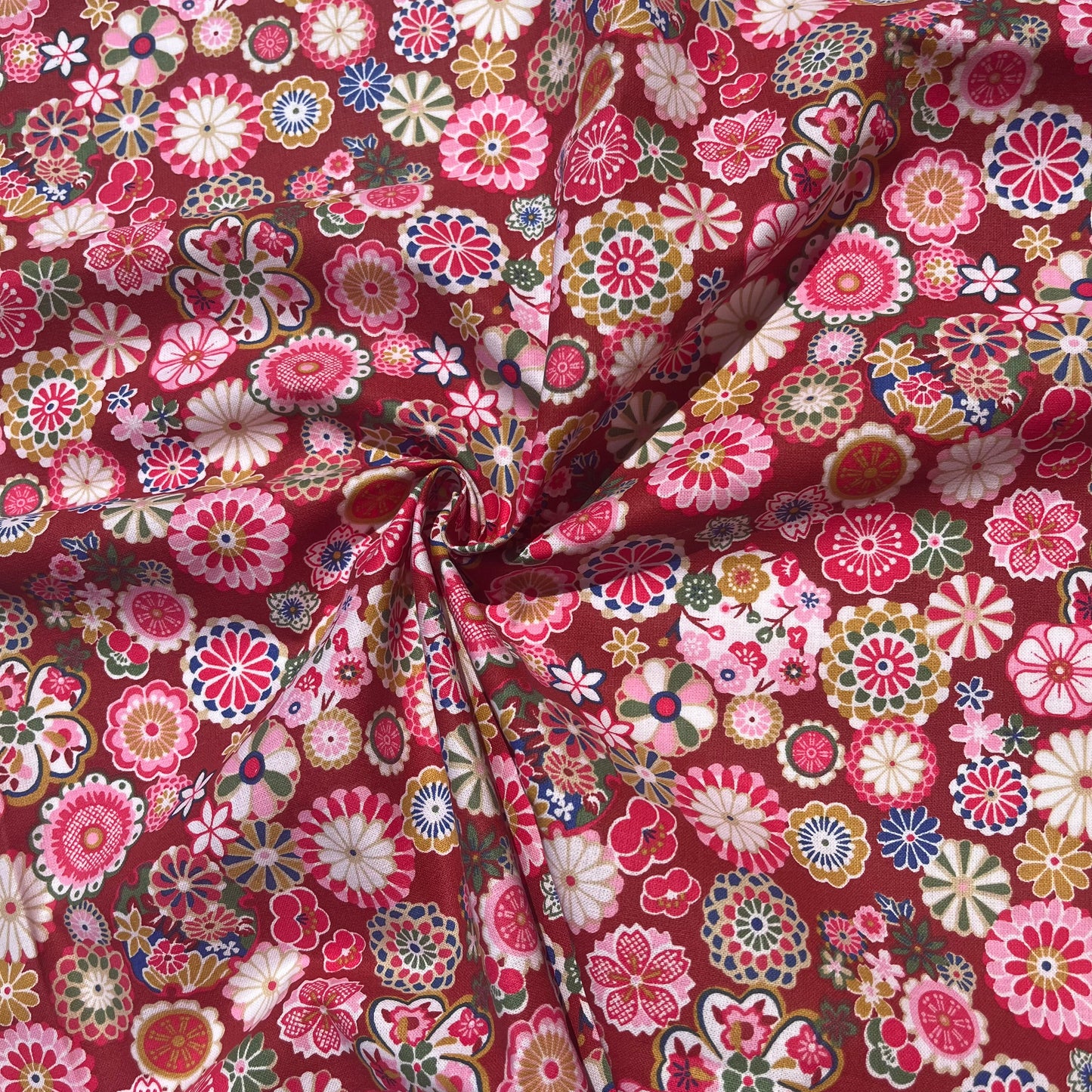 COTON IMPRIME fleurs